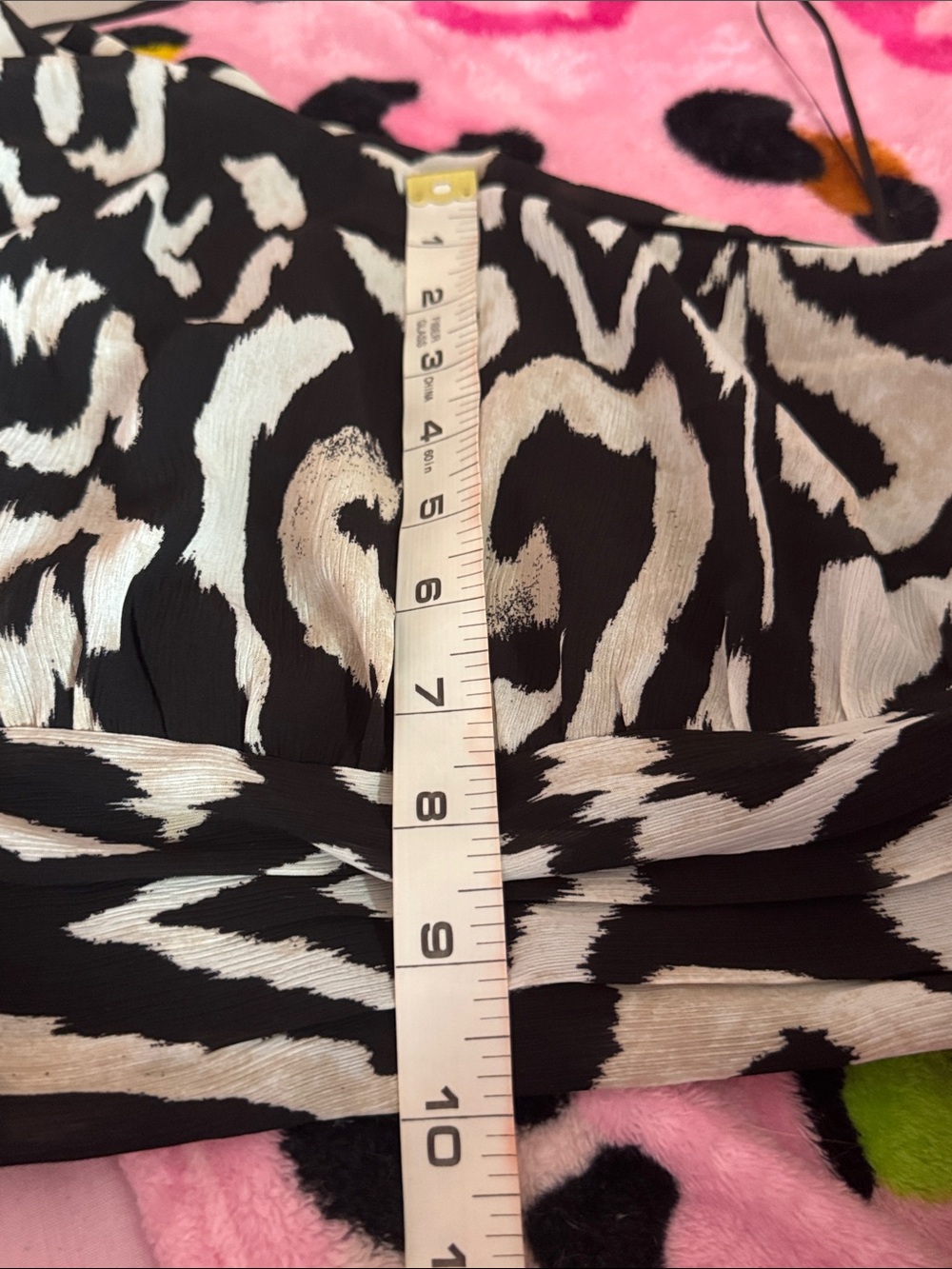 H&M One-Shoulder Printed Top - Picture 8 of 8